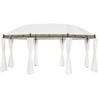 vidaXL Gazebo Cream White 530X350X265cm, Cream