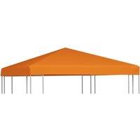 vidaXL Gazebo Top Cover 310 G/M 3X3 M Orange, Orange