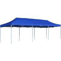vidaXL Folding Pop-up Party Tent 3x9 m Blue, Blue