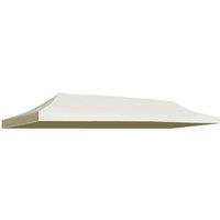 vidaXL Party Tent Roof 3X6 M - Cream, Cream