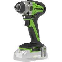 Greenworks 24V Brushless Impact Driver Tool Only , Green