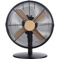 Russell Hobbs RHMDF1201WDB 12inch Black Scandi Style Desk Fan