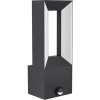 Eglo Riforano Outdoor Wall Light Sensor Black, Black