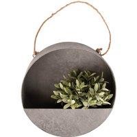 Esscherts Garden OZ67 - Round Wall Planter - Large, Grey