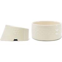 Scruffs Icon Flat Faced Bowl Set 2pc - Cream, Cream