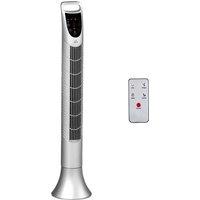 HOMCOM Led 36 Inch Tower Fan - Silver