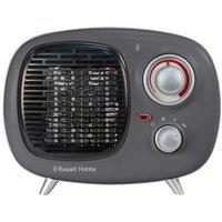 Russell Hobbs RHRETPTC2001G 1.5Kw Retro Ceramic Heater Grey, Grey