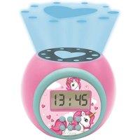 Lexibook Unicorn Childrens Projector Clock With Timer