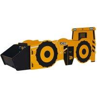 KIDSAW JCB 4 CX Digger Design Single Bed, Yellow