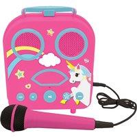 Lexibook My Secret Portable Karaoke With Microphone - Unicorn