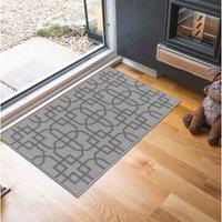 Serdim Rugs Siam Trellis Anti Slip Mats Silver 160X220 Cm, Silver