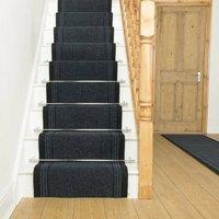 Serdim Rugs Sydney Stripe Design Runners Mats Blue 10Ft, Blue