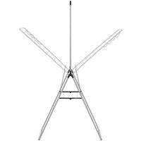 Brabantia Hangon Drying Rack 25M with Rod - Metallic Grey, Grey