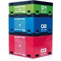 Escape Set Of 3 Black Plyoboxes, Multi