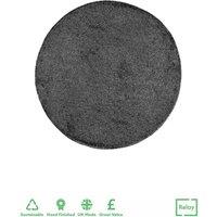 Relay Rug Charcoal 200Cm Circle, Grey