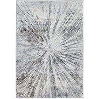Homemaker Abstract Burst Grey 120X170Cm Rug, Grey