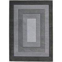 Homemaker Daytona Rug Border Grey 160X230Cm, Grey