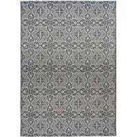 Homemaker County Tile Indoor/Outdoor Rug Grey 160X230Cm, Grey