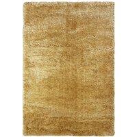 Homemaker Supersoft Plain Rug Ochre 080X150Cm, Yellow