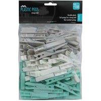 Jvl Strong Hold Rust Resistant Plastic Pegs Pack Of 100