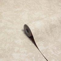 Paoletti Luxe Symphony Champagne Gold Embossed Metallic Vinyl Wallpaper 10m x 53cm, Gold