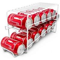 Neo Food And Drinks Dispenser Rack, White