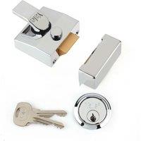 Yale 85 Deadlocking Nightlatch Satin Chrome