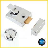 Yale Nightlatch Satin Chrome 84 Series