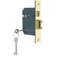 Yale 5 Lever Sashlock 3.00 Brass