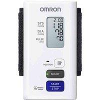 Omron Nightview Automatic Wrist Blood Pressure Monitor - White, White