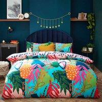 Furn. Coralina Double Duvet Cover Set Cotton Multi, Multi