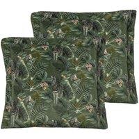 Evans Lichfield Manyara Polyester Filled Cushions Twin Pack Zebra