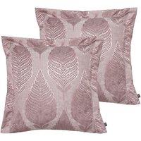 Prestigious Textiles Treasure Polyester Filled Cushions Viscose Cotton Shell, Pink