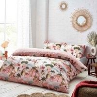 Furn. Nalani Super King Duvet Cover Set Cotton Sand, Multi