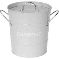 The Caddy Company Caddy Company Compost Pail - Light Grey, Grey