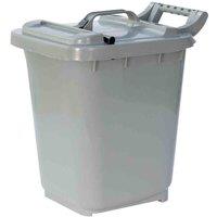 All-green Coral 23L Kerbside Caddy - Silver, Silver
