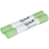 Bioliner Mini 3L Compostable Bags 2 Rolls , Green