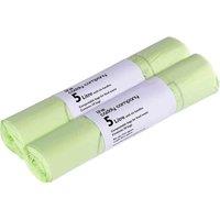 The Caddy Company Caddy Company 5L Tie-handle Compostable Bags 2 Rolls , Green