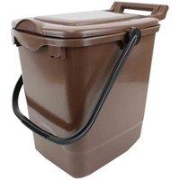 All-Green 23L Kerbside Recycling/Compost Caddy - Brown, Brown