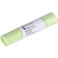 The Caddy Company Caddy Company 5L Tie-handle Compostable Bags 1 Roll , Green