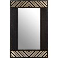 Interiors by PH Boho Black Wall Mirror, Black