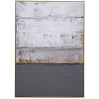Interiors by PH Muted Grey Oil Paint Wall Artwork, Grey