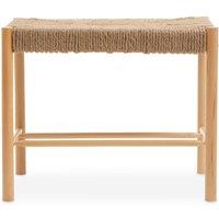 Interiors by PH Bandar Hemp Rope Small Bench Natural, Brown