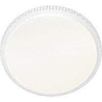 Milagro Ceiling Lamp Cruz 66W LED Dimmable And Remote White, White