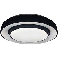 Milagro Ceiling Lamp Naomi Smart 380 Mm 24W LED Black, Black