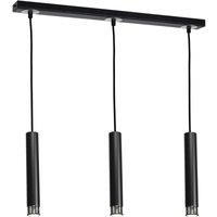 Milagro Pendant Lamp Dani Black Chrome 3 x GU10, Black