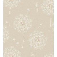 Holden Decor Allora Cream Wallpaper 10m x 53cm, Cream
