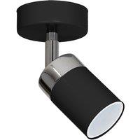 Milagro Wall Lamp Joker Black 1 x GU10, Black