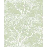 Holden Decor Whispering Trees Green Wallpaper 10m x 53cm, Green
