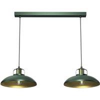 Milagro Pendant Lamp Felix Green 2 x E27, Green